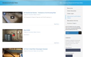 New Webpage on Bond Water Website by BTG Media: Videos That Tell a Story 