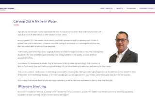 Web Development for Kemco Systems, new webpage by BTG Media, thought leadership and articles from staff