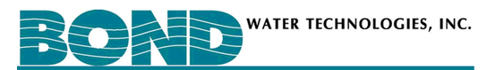 Bond Water's first company logo