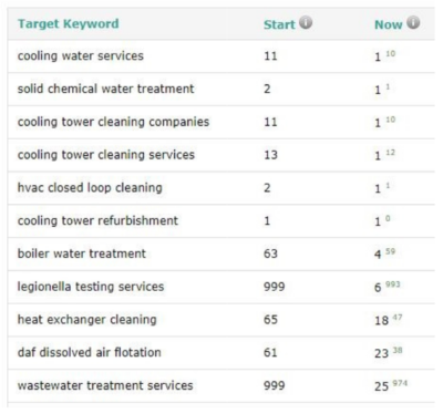Search Engine Optimization Results